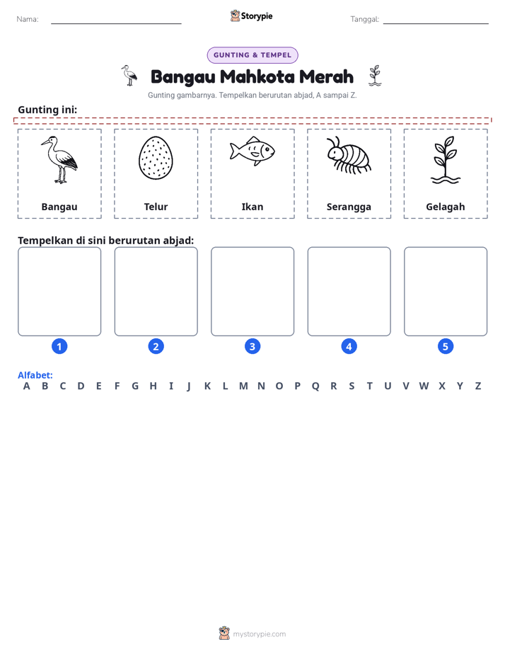 Potong & Tempel Huruf