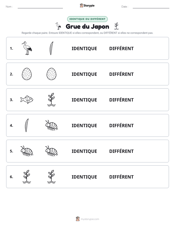 Identique ou Différent