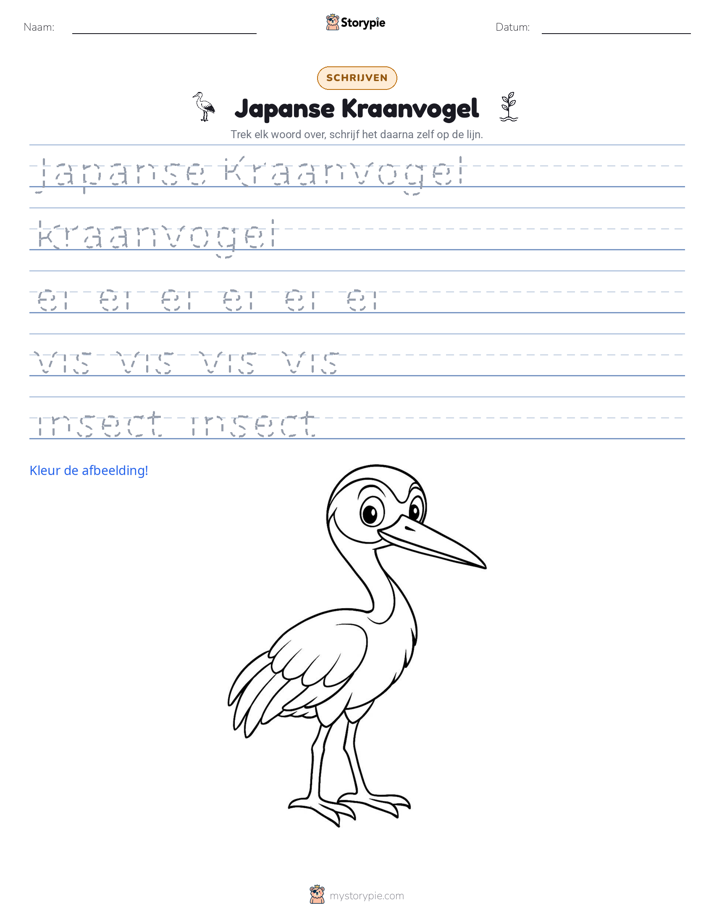 Schrijf Oefening