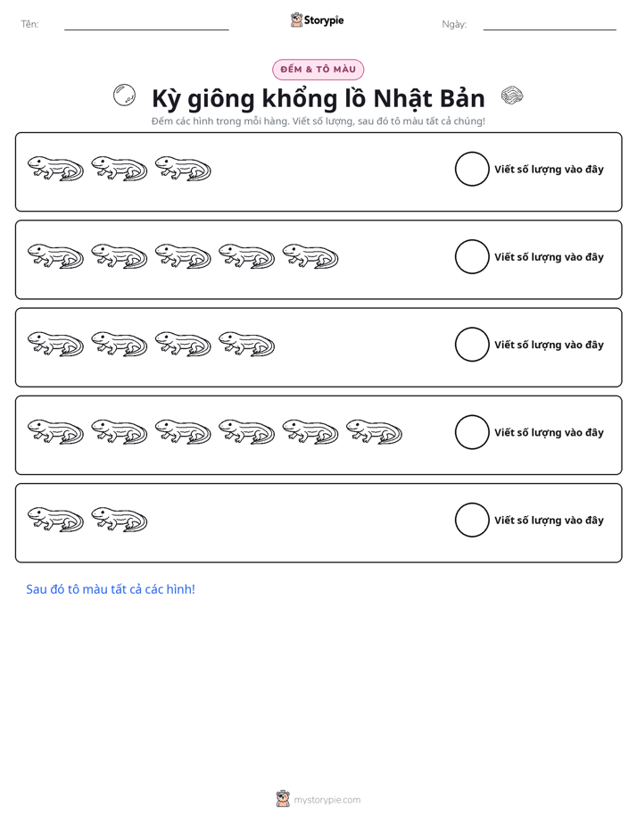 Đếm & Tô Màu