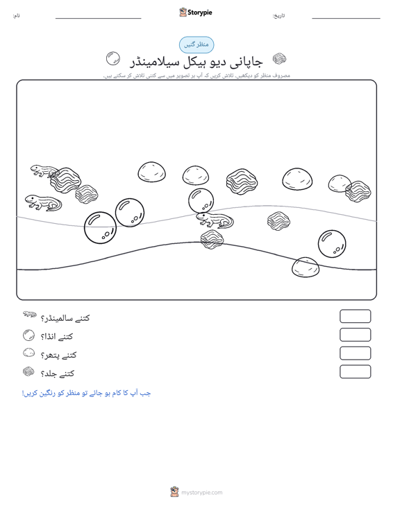 گنتی کا منظر