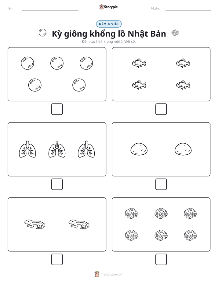 Đếm & Viết