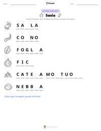 Anteprima della scheda stampabile di Saola