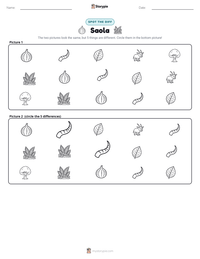 Saola printable worksheet preview
