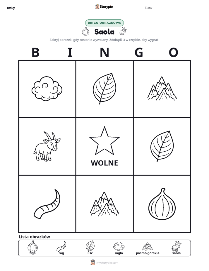 Bingo obrazkowe