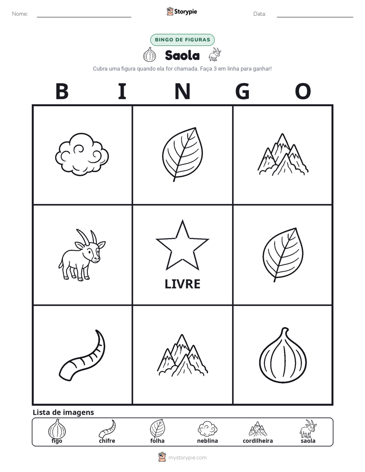 Bingo de Imagens