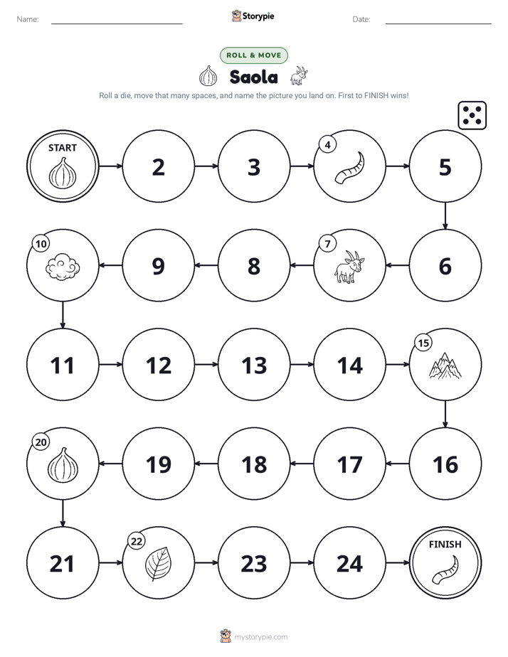 Roll & Move Game