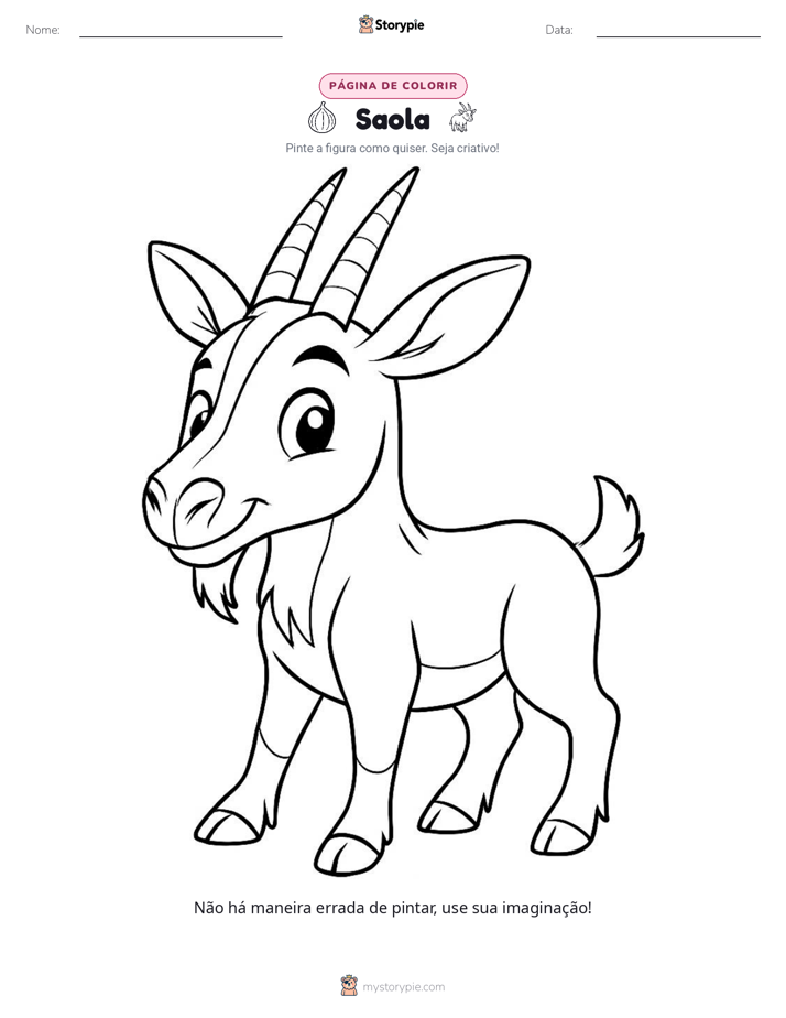 Página para colorir