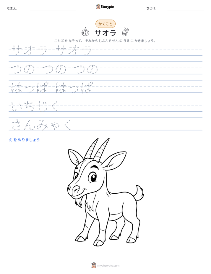 書き取り練習