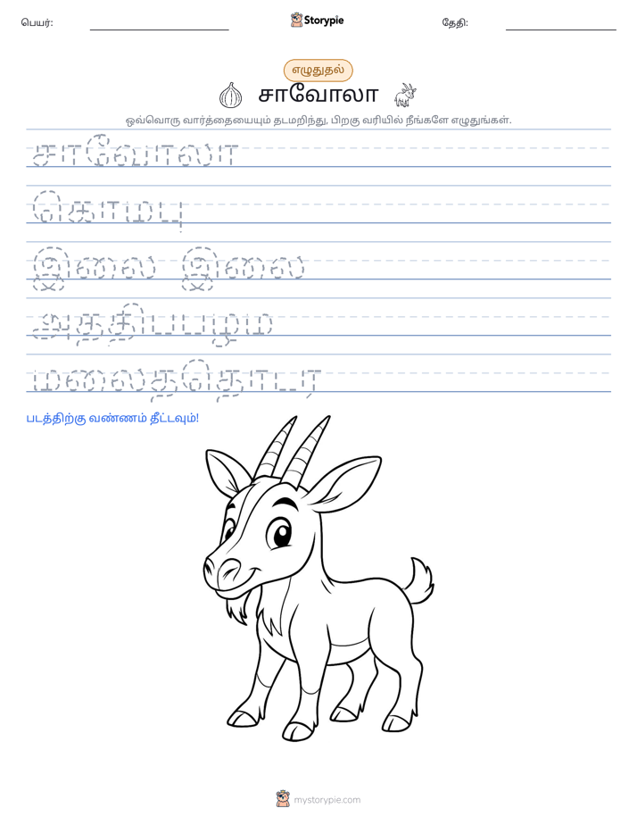 எழுத்து பயிற்சி