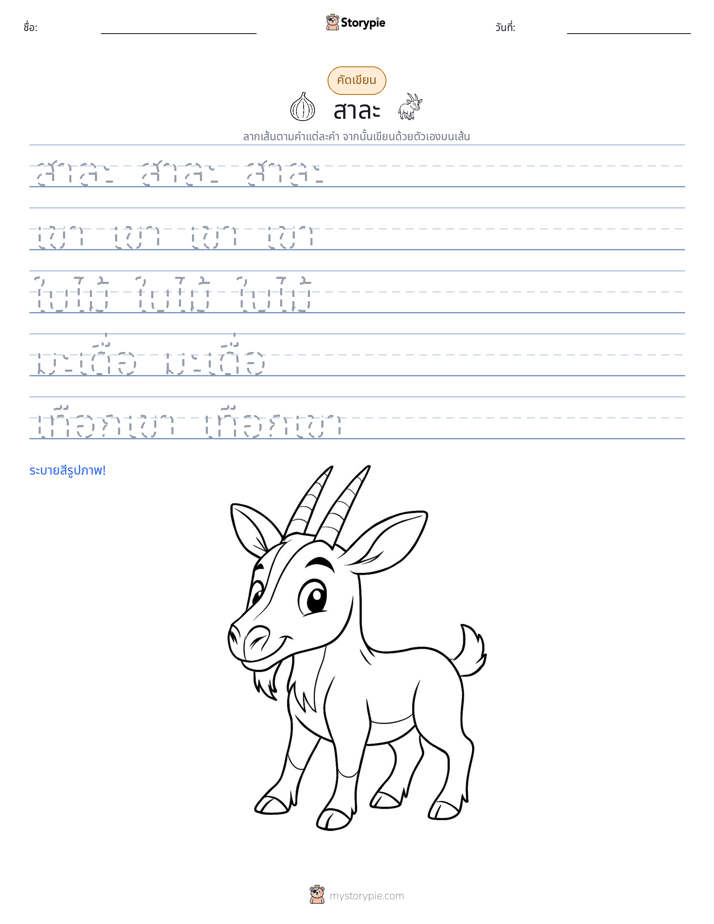 การฝึกเขียน