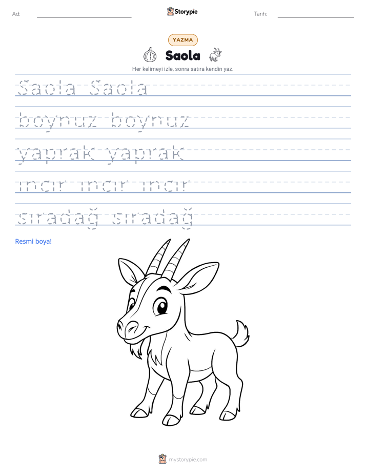 Yazma Pratiği