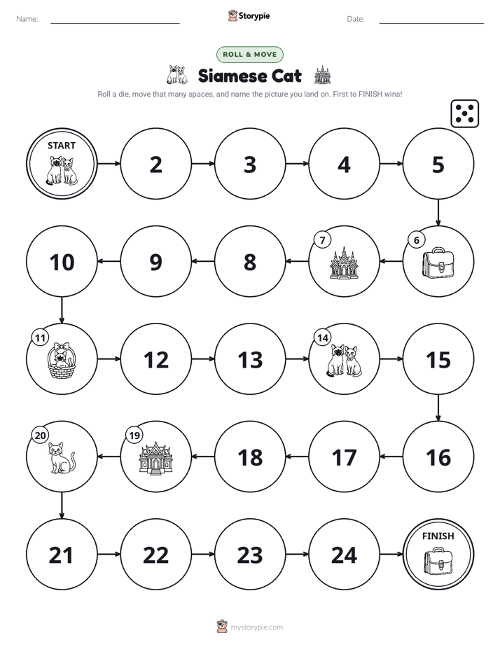 Roll & Move Game
