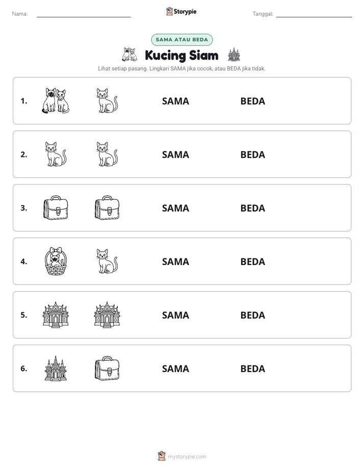 Sama atau Berbeda