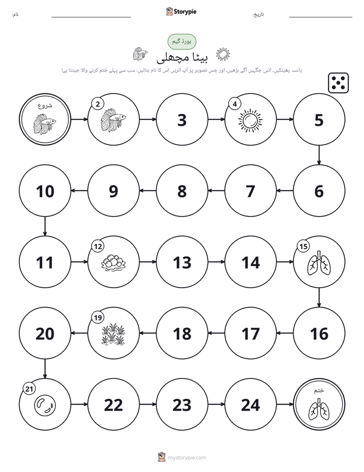 رول اور منتقل کریں کھیل