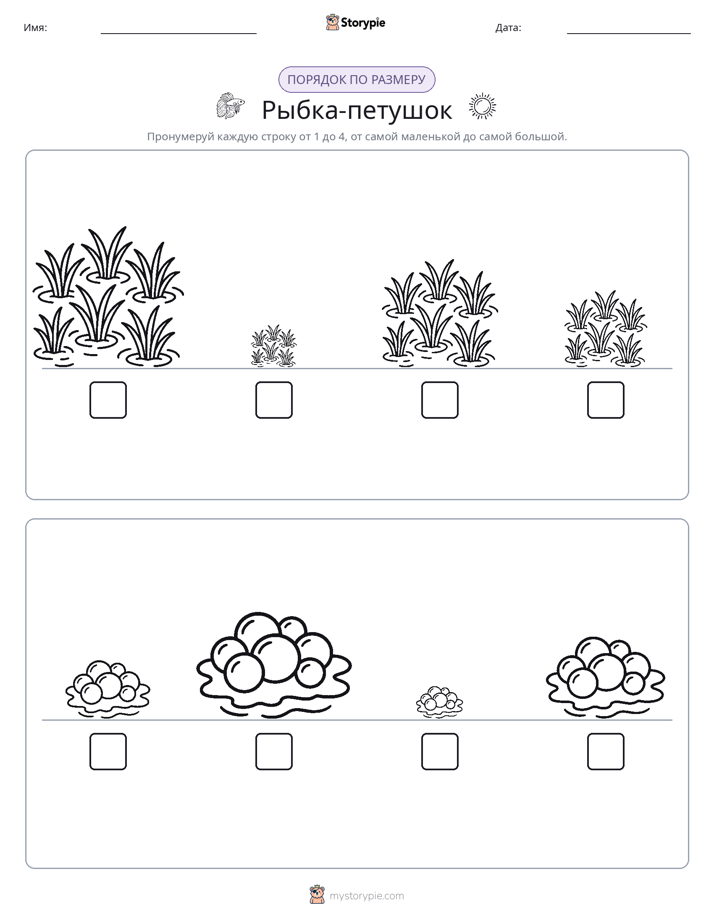 Размеры в порядке