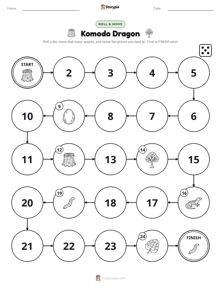 Roll & Move Game
