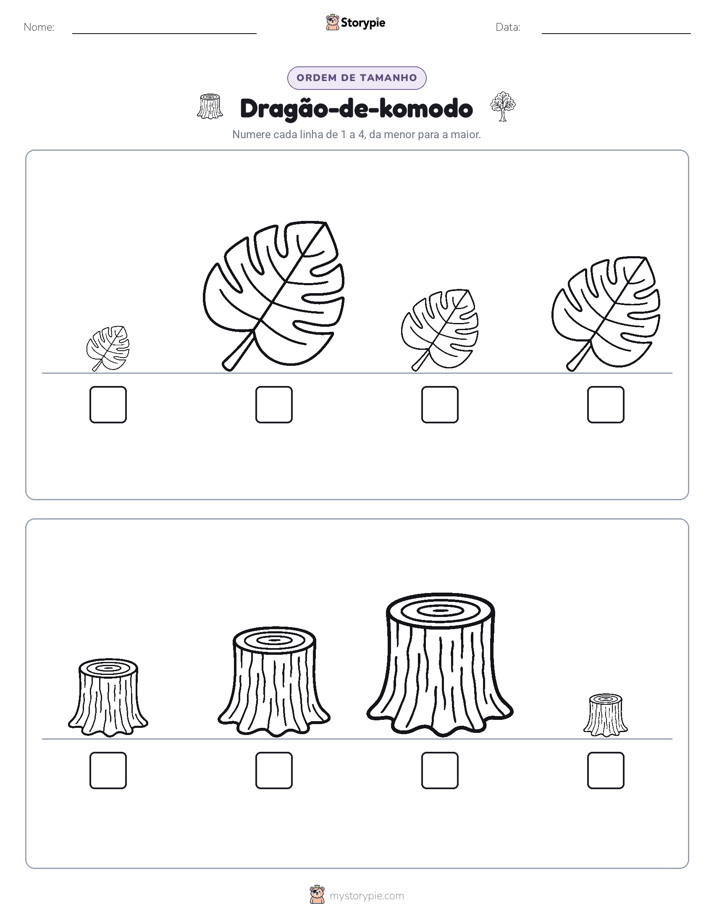 Ordem de Tamanho