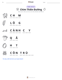 Xem trước tài liệu in sẵn Chim Thiên Đường