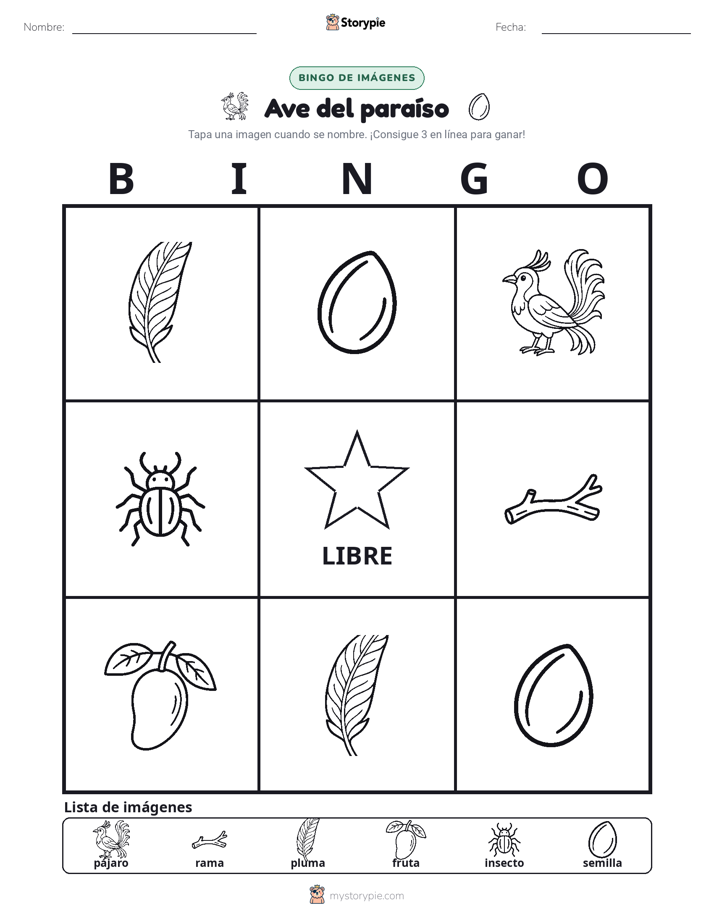Bingo de Imágenes