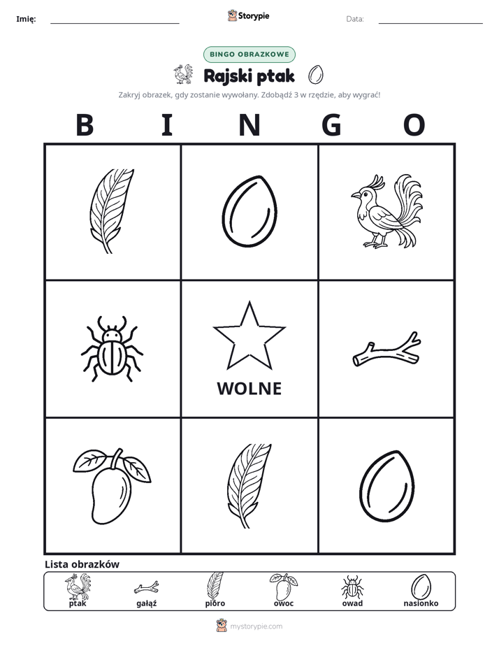 Bingo obrazkowe