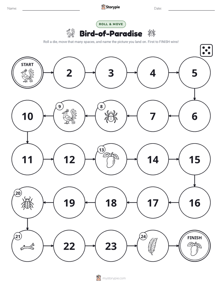 Roll & Move Game
