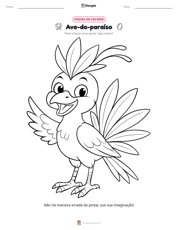 Página para colorir