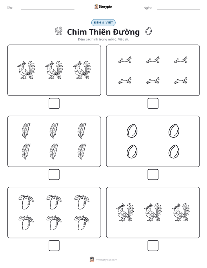 Đếm & Viết