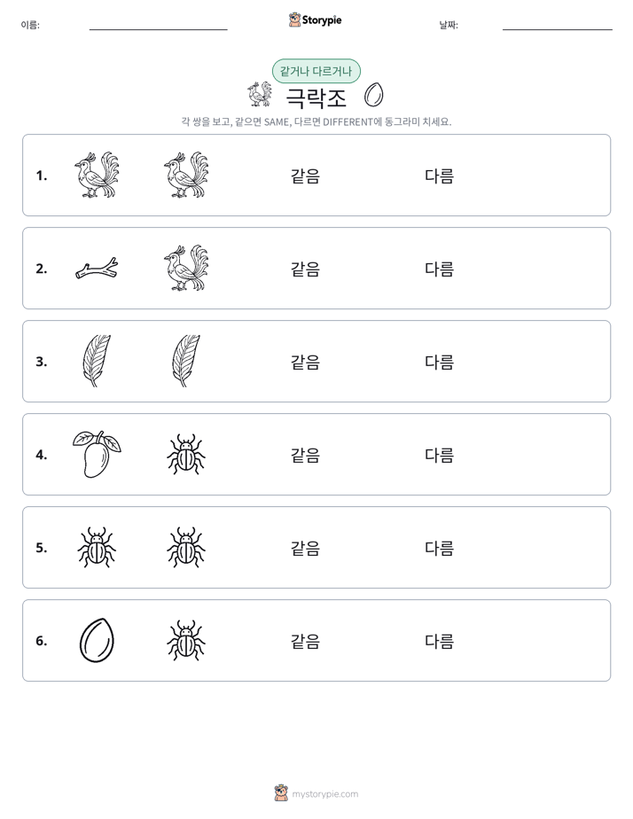 같은 것 또는 다른 것