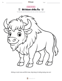 Xem trước tài liệu in sẵn Bò bison châu Âu