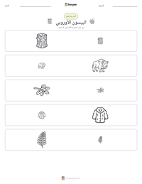 معاينة ورقة العمل القابلة للطباعة البيسون الأوروبي