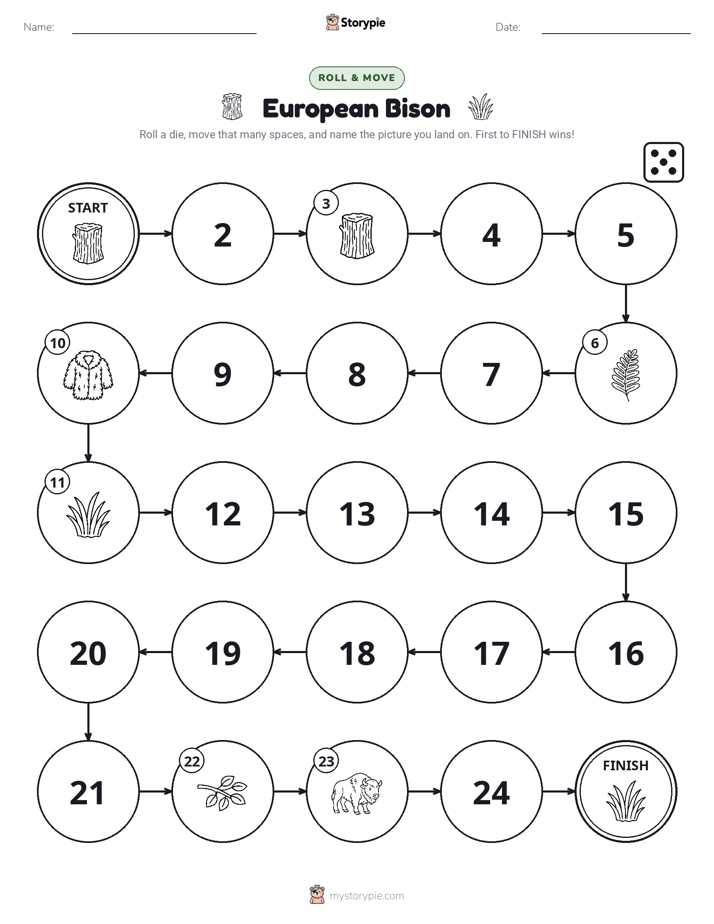 Roll & Move Game