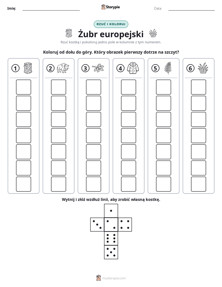 Rzuć i koloruj