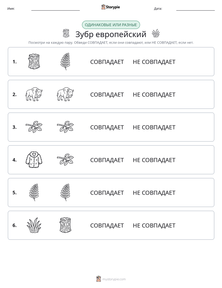 Одинаковое или разное