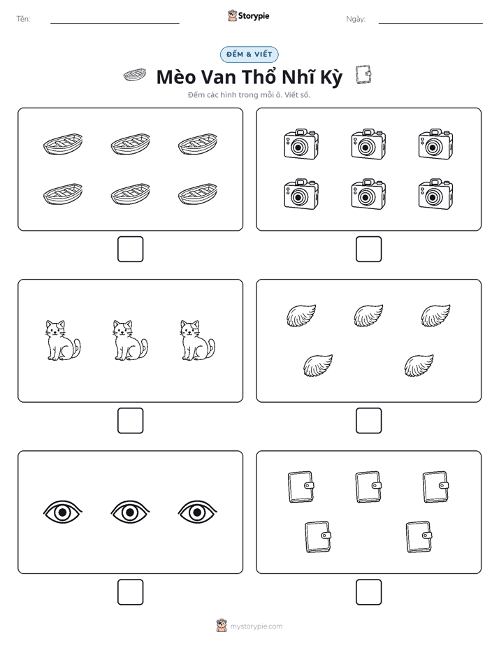 Đếm & Viết