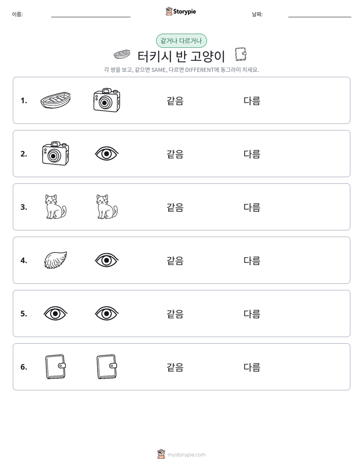 같은 것 또는 다른 것