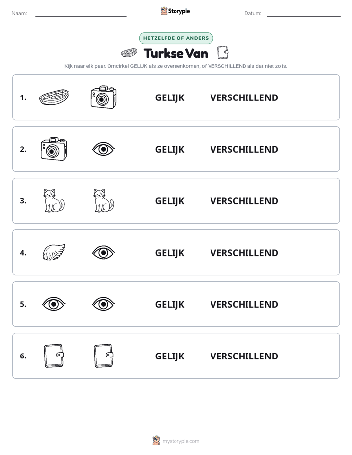 Zelfde of Verschillend