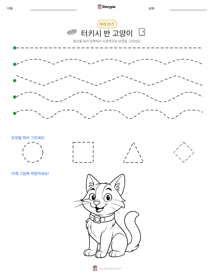 따라 쓰기