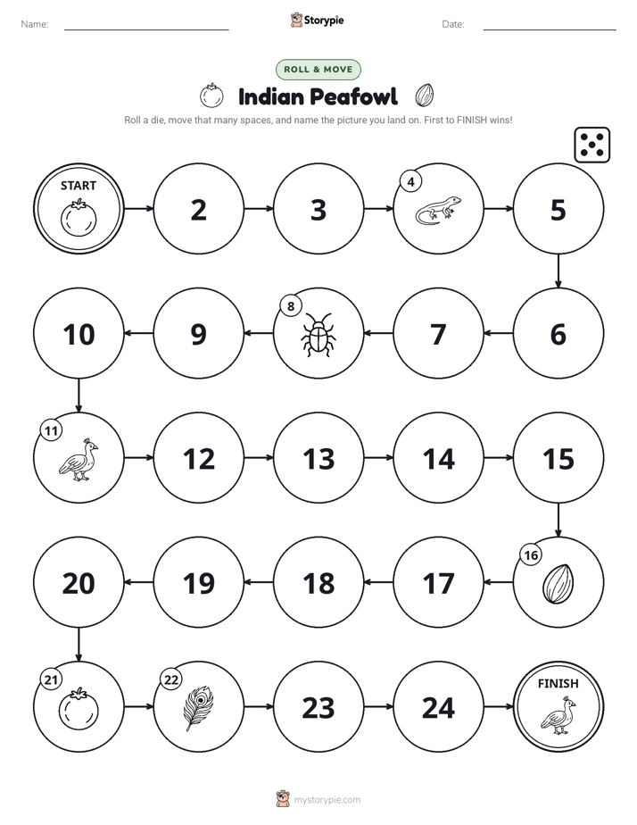 Roll & Move Game