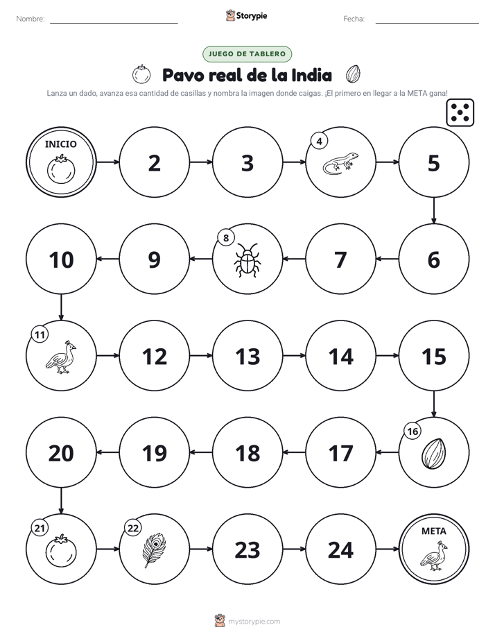 Juego de Rueda y Avanza