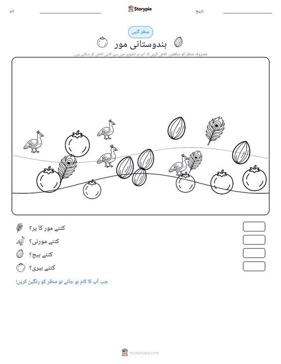 گنتی کا منظر