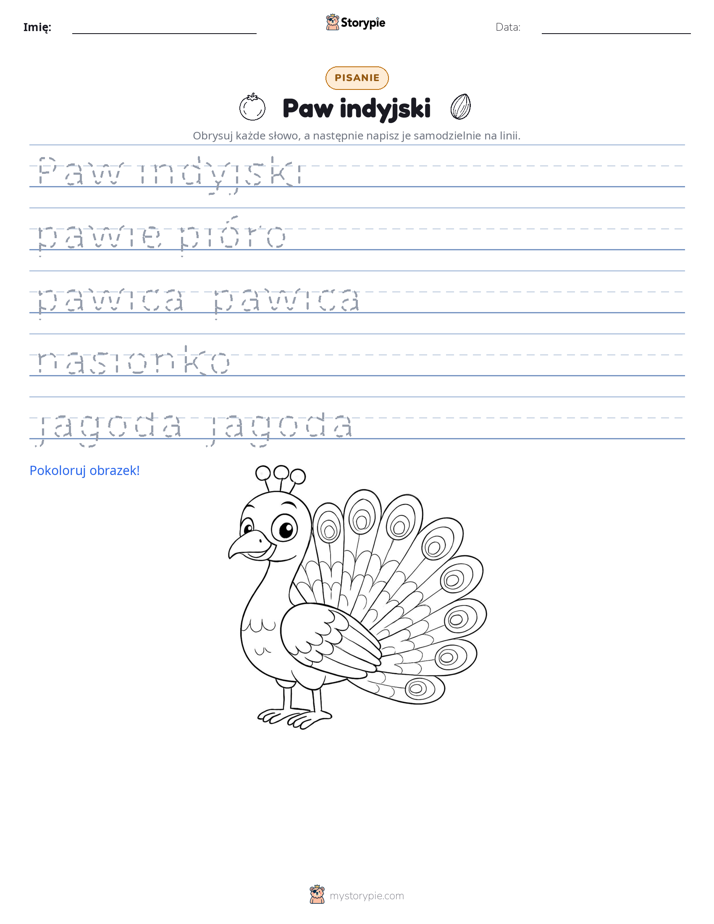 Ćwiczenie Pisania