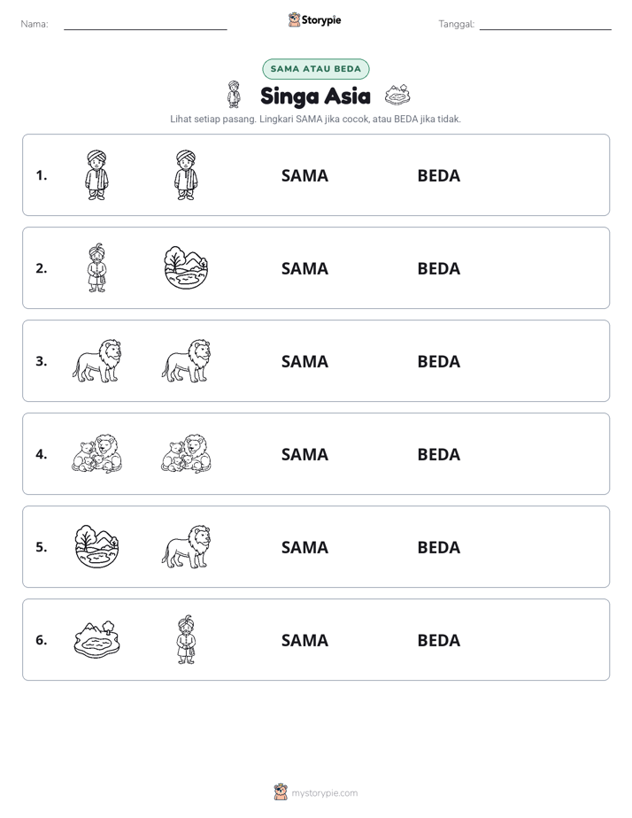 Sama atau Berbeda