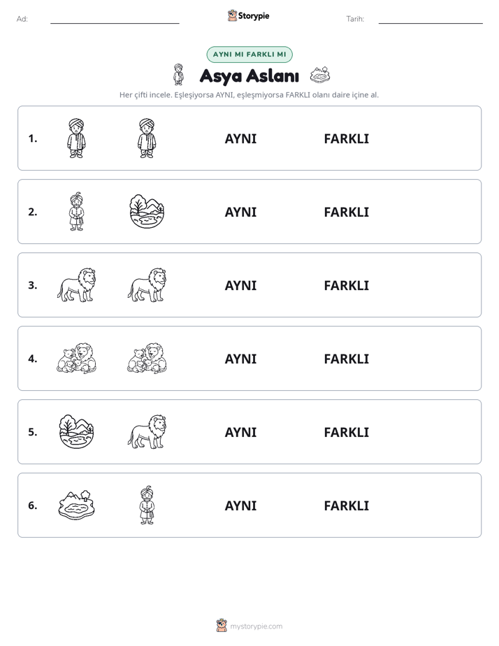 Aynı mı Farklı mı