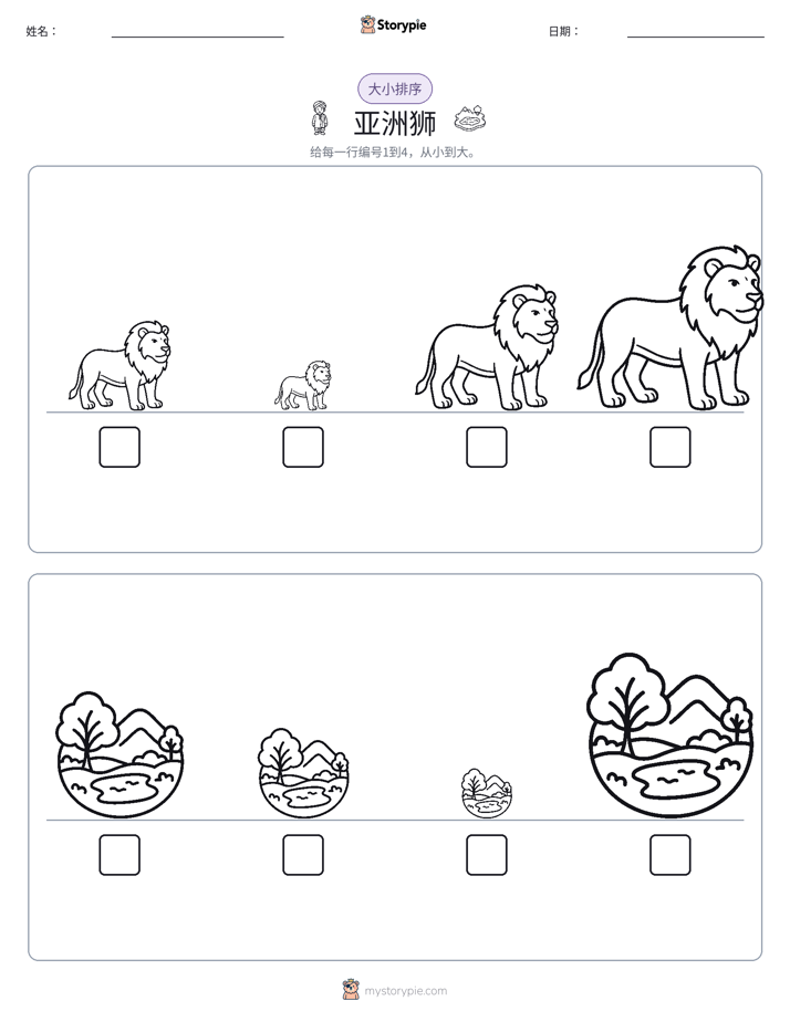 大小排序