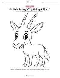 Xem trước tài liệu in sẵn Linh dương sừng thẳng Ả Rập