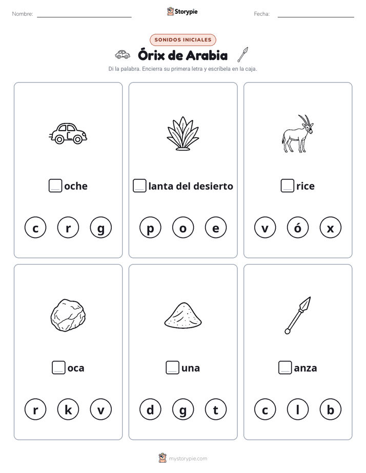Sonidos Iniciales