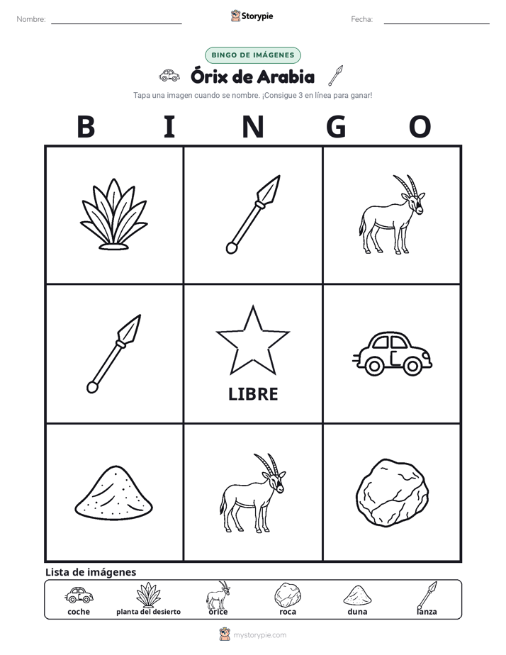 Bingo de Imágenes