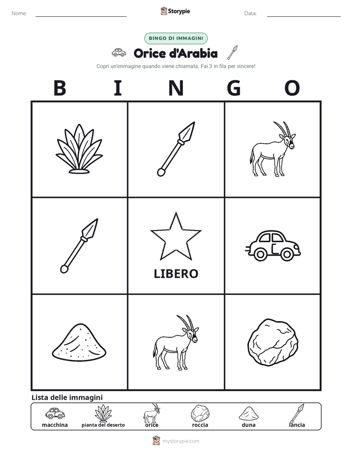 Bingo delle Immagini