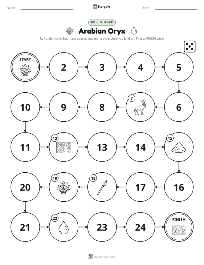 Roll & Move Game